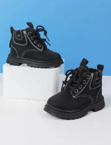 Ghete Shein Kids, negru Negru