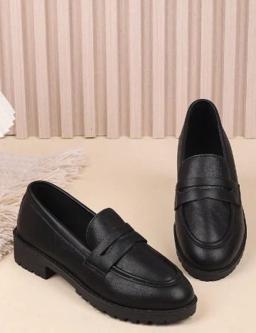 Mocasini SHEIN, negru Negru
