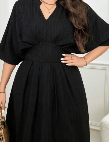 Rochie medie SHEIN CURVE, negru