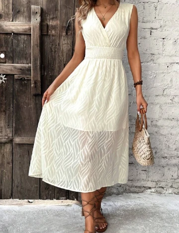 Rochie medie SHEIN, crem Crem
