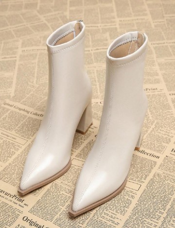 Botine SHEIN, ecru