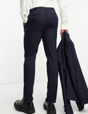 Pantaloni ASOS, bleumarin