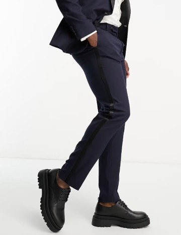 Pantaloni ASOS, bleumarin