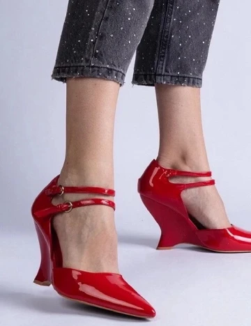Pantofi SHEIN, rosu