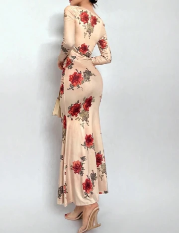 Rochie lunga SHEIN, floral Floral print