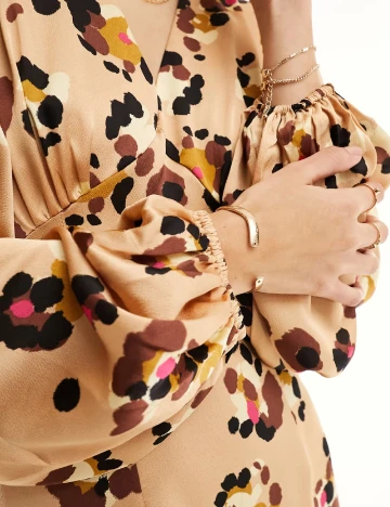 Rochie medie Never Fully Dressed, crem Crem