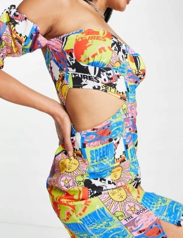 Rochie scurta AsYou, mix culori Mix culori