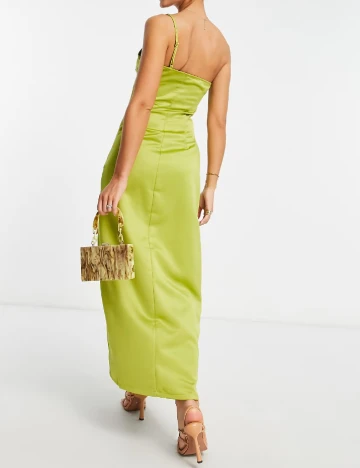 Rochie medie extro&vert, verde Verde