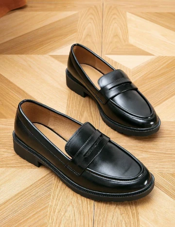 Mocasini SHEIN, negru Negru