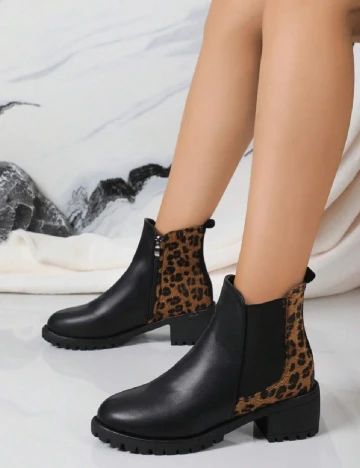 Botine SHEIN, negru