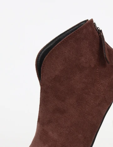 Botine SHEIN, maro
