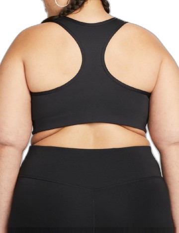 Bustiera Nike Plus Size, negru