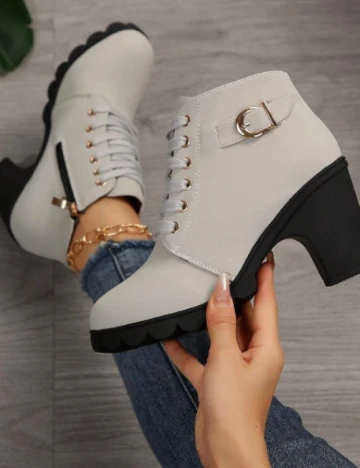 Botine SHEIN, gri