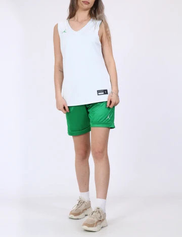 Maiou reversibil Jordan, verde/alb