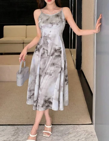 Rochie medie Dazy, crem Crem