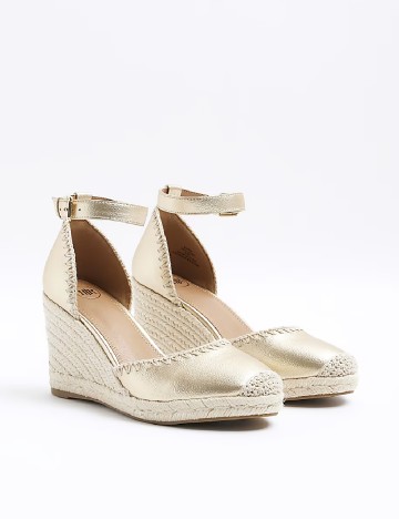 
						Pantofi River Island, auriu