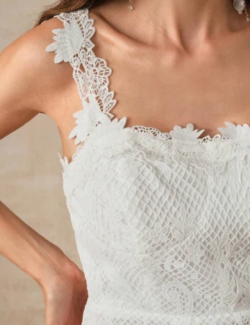 Rochie lunga SHEIN, alb