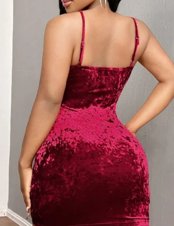 Rochie scurta SHEIN, visiniu Rosu