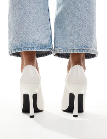 Pantofi Glamorous, ecru