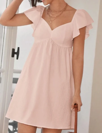 Rochie scurta SHEIN, roz