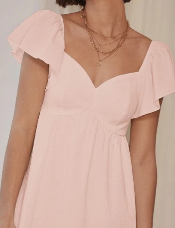 Rochie scurta SHEIN, roz
