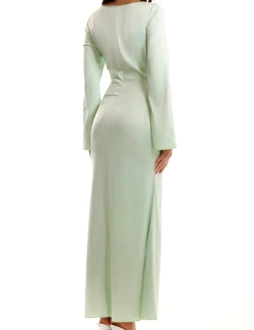 Rochie lunga Musera, verde Verde