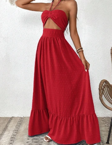 Rochie lunga SHEIN, rosu