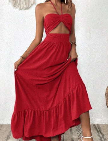 Rochie lunga SHEIN, rosu
