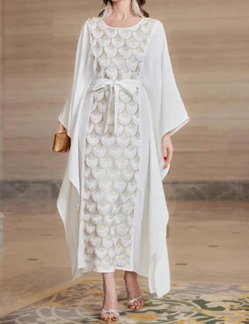 Rochie lunga SHEIN, alb