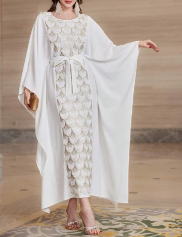 Rochie lunga SHEIN, alb