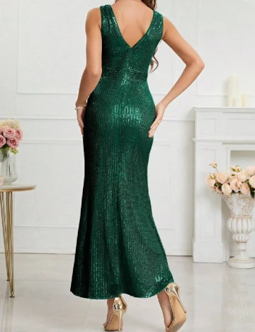 Rochie medie UNITHORSE, verde Verde