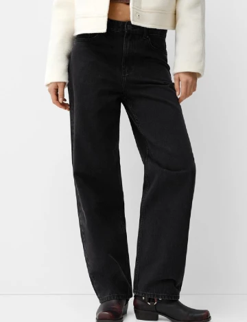 Blugi Bershka, negru