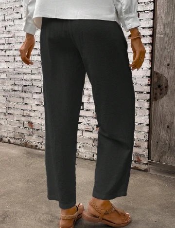 Pantaloni SHEIN, negru Negru