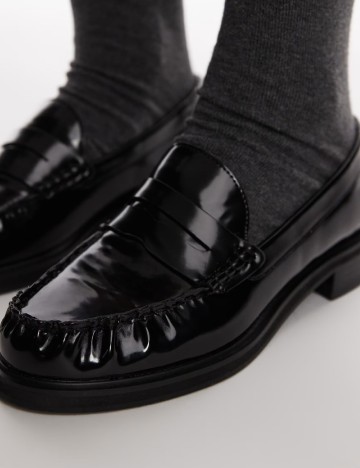 Mocasini Top Shop, negru