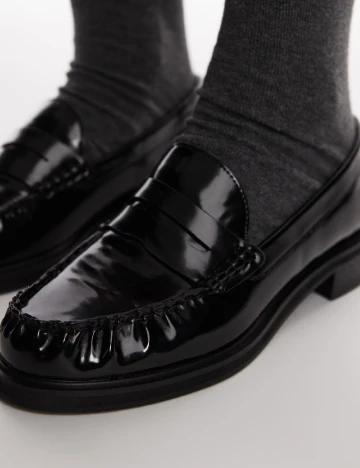 Mocasini Top Shop, negru
