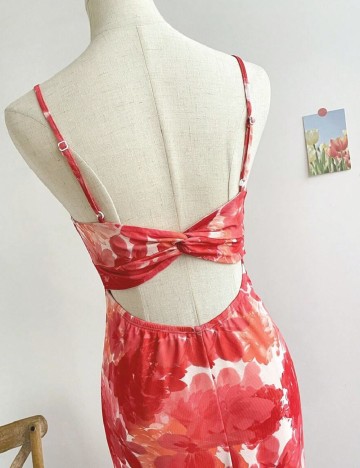 Rochie medie SHEIN, floral print
