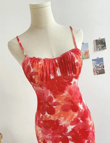 Rochie medie SHEIN, floral print Floral print
