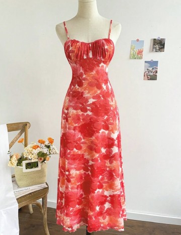 Rochie medie SHEIN, floral print