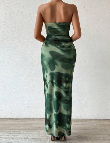 Rochie lunga SHEIN, verde