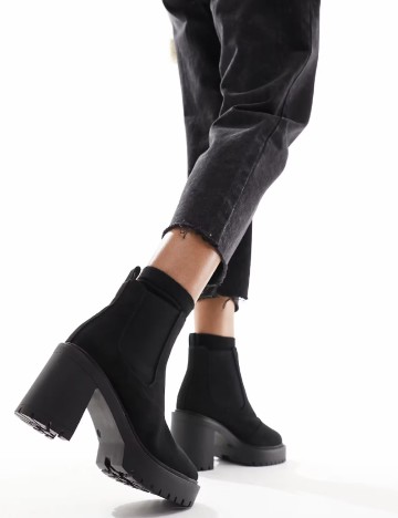 Botine ASOS, negru