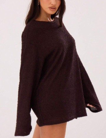 Bluza SHEIN, maro inchis