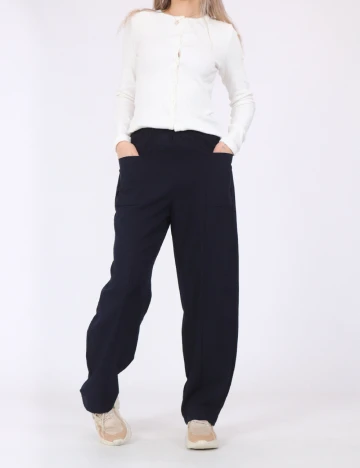 Pantaloni SHEIN, bleumarin inchis