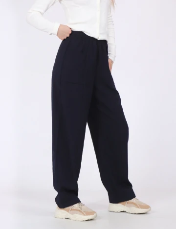 Pantaloni SHEIN, bleumarin inchis