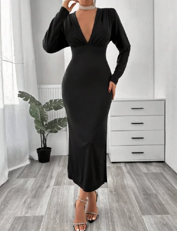 Rochie medie SHEIN, negru Negru