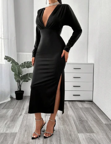 Rochie medie SHEIN, negru Negru