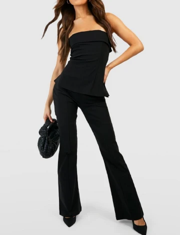 Pantaloni Boohoo, negru