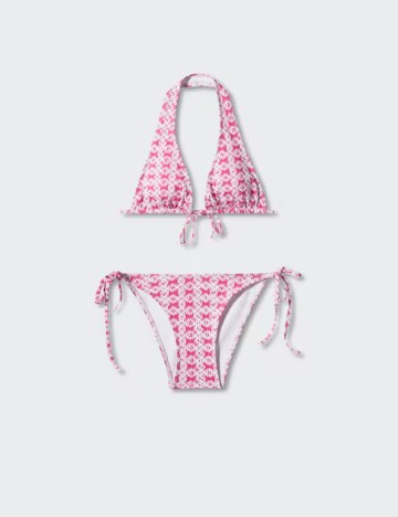 Costum de baie Mango Teen, roz