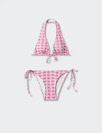 Costum de baie Mango Teen, roz