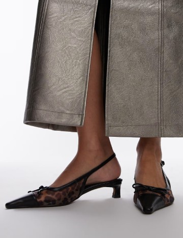 
						Pantofi Top Shop, animal print