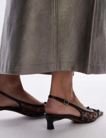 Pantofi Top Shop, animal print